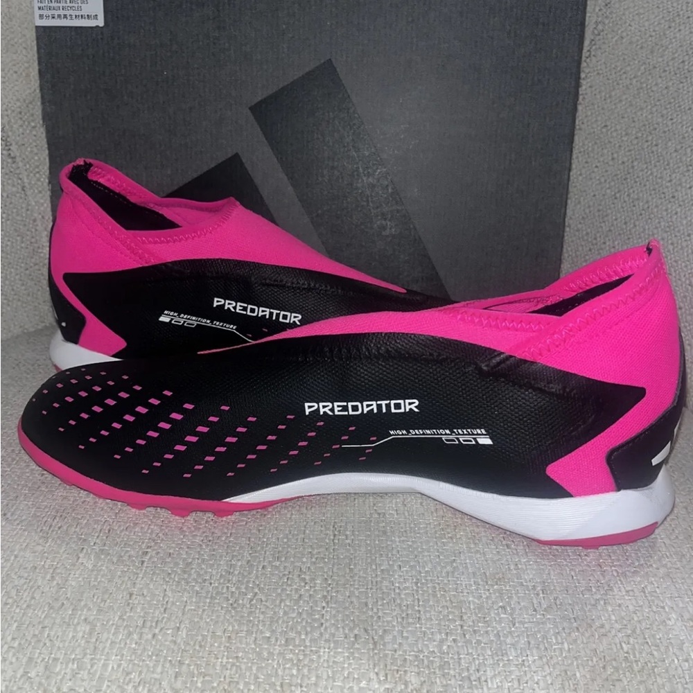 Shoes football Men Adidas Predator ACCURACY3 LL TF GW4642 Black - Picture 6 of 7